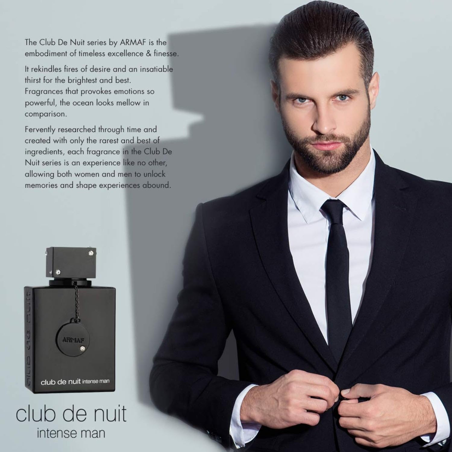 Club De Nuit Intense Eau de Toilette for Men, 105 ml (Pack of 1)