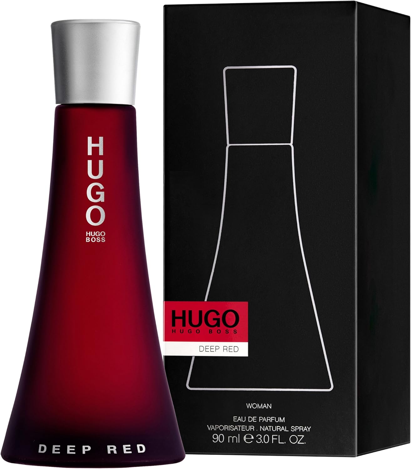 Deep Red - Eau de Parfum for Her - Ambery Fragrance With Notes Of Clementine, Freesia, Sandalwood